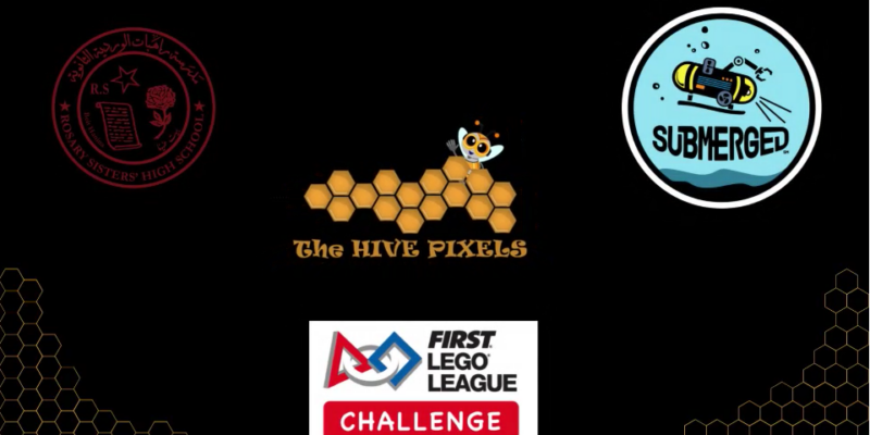 فريق HIVE PIXELS يحقق البطولة للعام الثاني على التوالي في مسابقة FIRST LEGO LEAGUE!